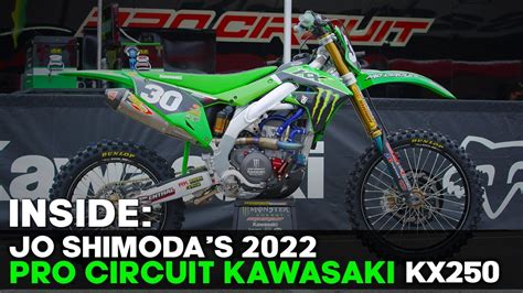 Inside Jo Shimodas 2022 Monster Energy Pro Circuit Kawasaki KX250