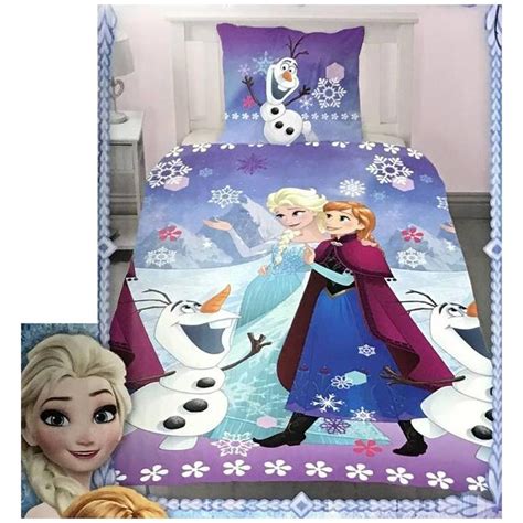 Parure Housse De Couette Polycoton Reine Des Neiges X Cm Et Taie