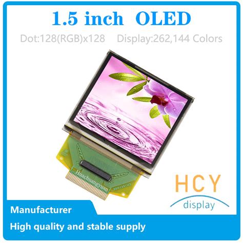 High Temperature Full Color Pm Oled Display Inch X For