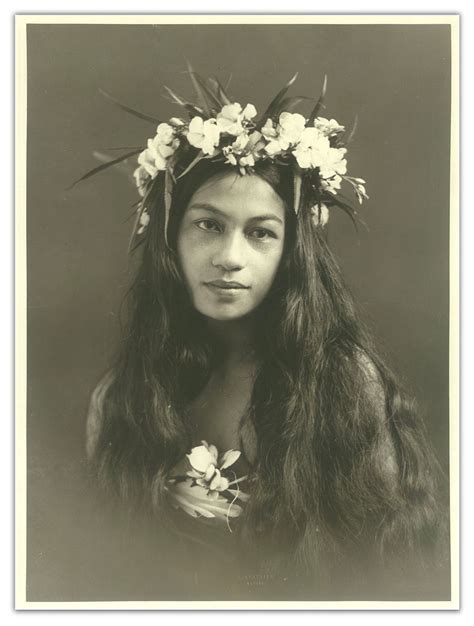 Vahine Mélancolique Lucien Gauthier Polynesian Women Portrait Tahiti