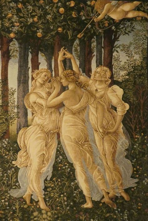 The Three Graces Tapestry Botticelli Art Renaissance Art Paintings