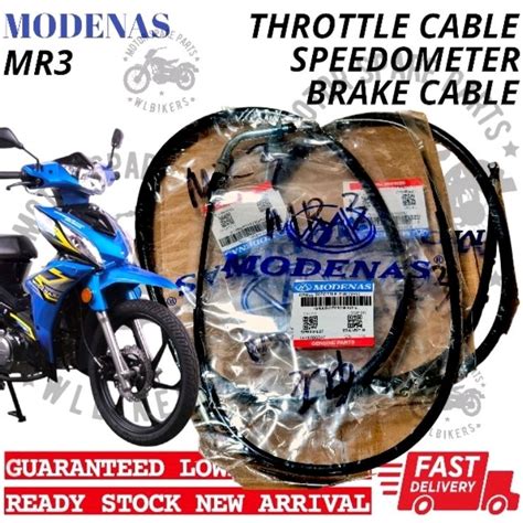 Modenas Kriss Mr Throttle Speedometer Brake Cable Tali Minyak