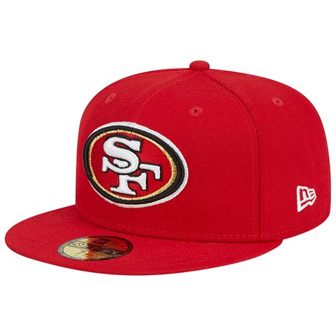 New Era Mens New Era Scarlet San Francisco 49ers Evergreen 59fifty