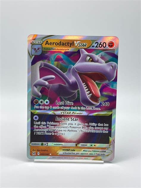 Aerodactyl Vstar Pokemon Tcg Lost Origin Ultra Rare N Ebay