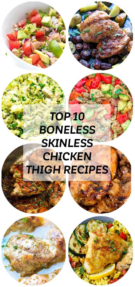 Top 10 Boneless Skinless Chicken Thigh Recipes - Cooking LSL