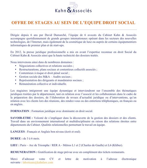 Lettre De Motivation Avocat Droit Des Affaires Laboite Cv Fr