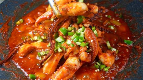 Korean Spicy Octopus Tentacles Recipe Spicy Stir Fried Octopus