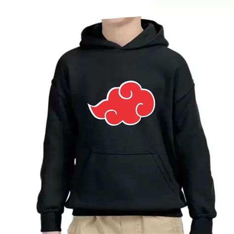 Blusa De Moletom Naruto Infantil Akatsuki Sasuke E Adulto Shopee Brasil