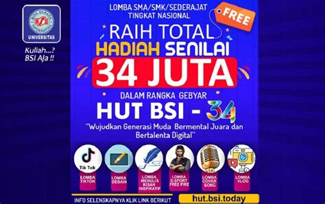 Ayo Rebut Hadiah Senilai Rp Juta Di Semarak Hut Bsi Ke