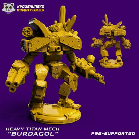 Heavy Titan Mech Space Dwarfs Squats League Of Votann Etsy