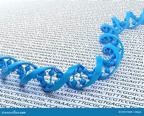 Dna Sequencing Concept Illustration Stock Illustration Illustration