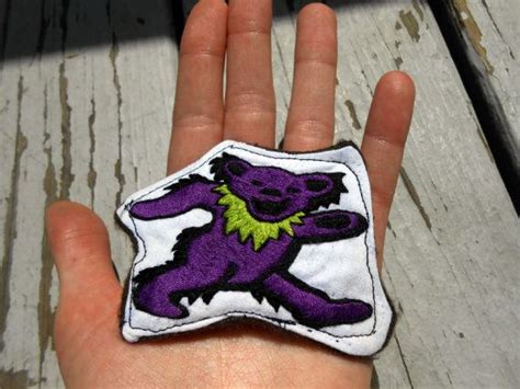 Grateful Dead Dancing Bear Purple And Green By Theemeraldlotus 12 00