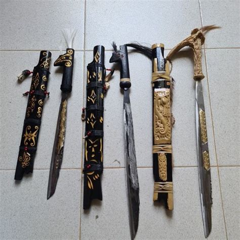 Jual Mandau Khas Suku Dayak Panjang Cm Mandau Khas Suku Dayak