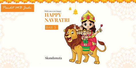 5th Day Of Navratri Is Dedicated To Mata Skandamata