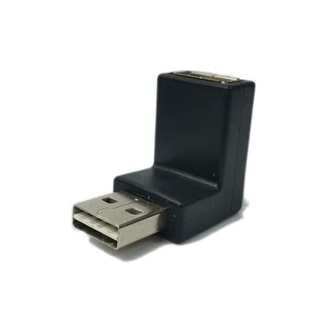 Usb 20 A Type Male To Female Extension Adapter Down And Up Angled 90 Degree Reversible Design