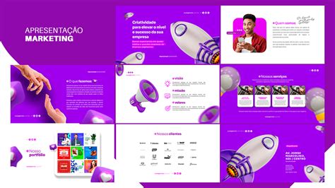 Apresentação Comercial Agência de Marketing PSD download Designi