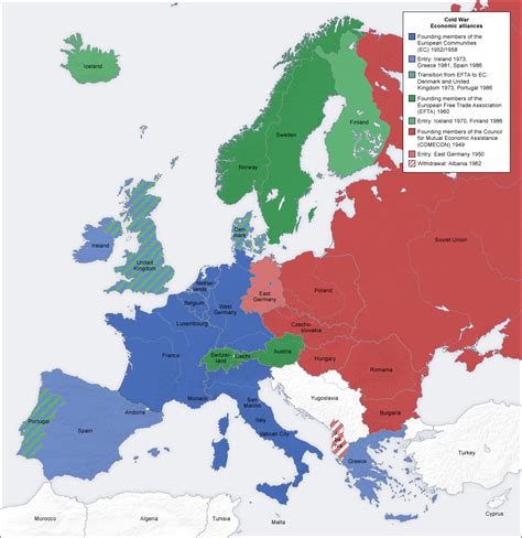 Economic Alliances In The Cold War History Class Us History European