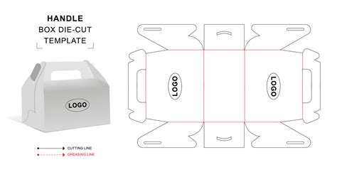 Box Template With Handle