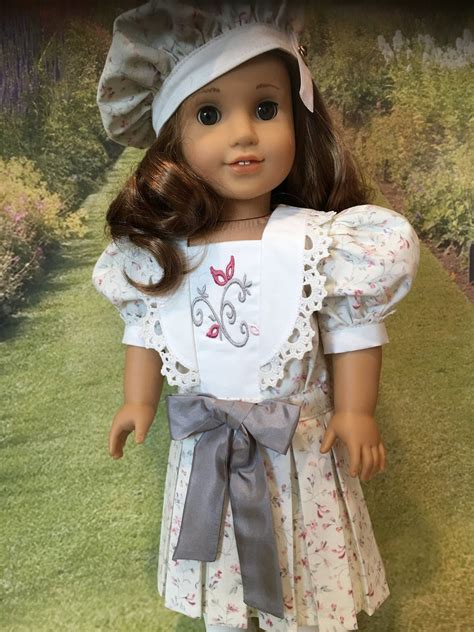 Ooak Felicity Dress With Beret Fits American Girl Dolls Etsy Doll Clothes American Girl