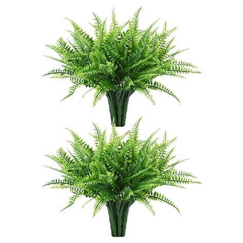 Pcs Artificial Faux Fake Boston Fern Plants House Outdoor Garden Home