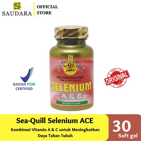 Jual Sea Quill Selenium Ace 30 Kapsul Shopee Indonesia