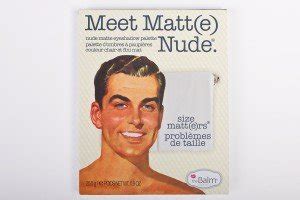 Палетка теней The Balm Meet Matt e Nude отзывы и свотчи Beauty Insider