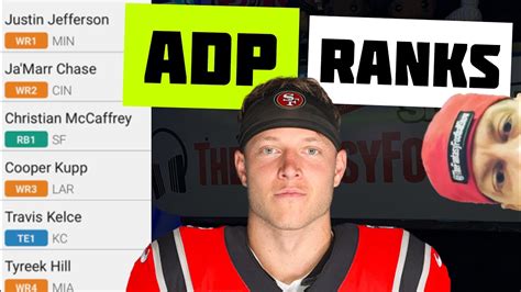 Fantasy Football Adp Rankings How To Win A League Youtube