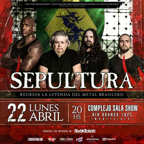 Event Sepultura - 22/04/2024 - Montevideo - Complejo Sala Show - Uruguay