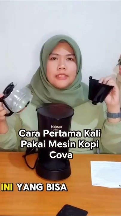 pertama  pakai mesin kopi cova youtube