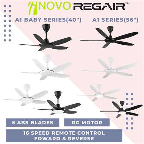 Regair Inovo A A Led Ceiling Fan Dc Motor Remote Control