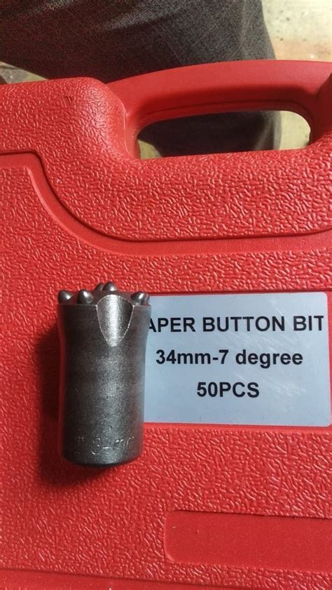 50mm Lt 7 Degree 34mm Taper Button Bit For Mining Material Grade