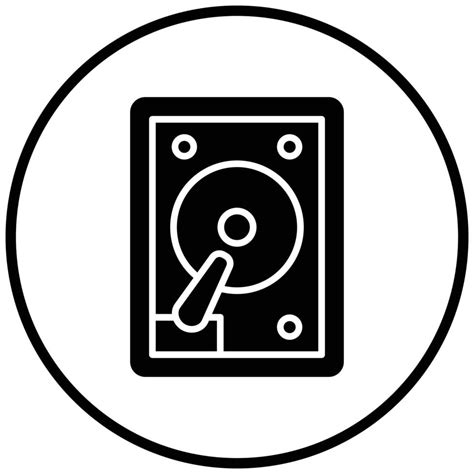 Hard Drive Icon Style 7878801 Vector Art at Vecteezy