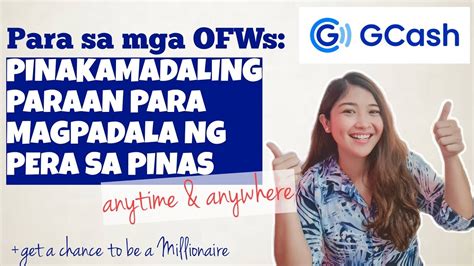 Pinakamadaling Pera Padala From Abroad Gcash How To Use Gcash In