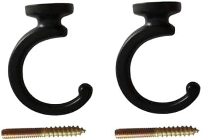 Amazon Evsteluo 2 Sets Large Swag Ceiling Hooks Heavy Duty Swag