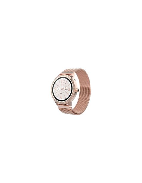 Denver SW 360RO Reloj Smartwatch con Correa Metálica y Pulsómetro Rose