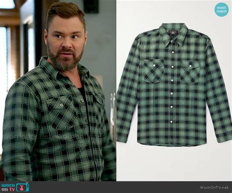 WornOnTV Adams Green Checked Shirt On Chicago PD Patrick John