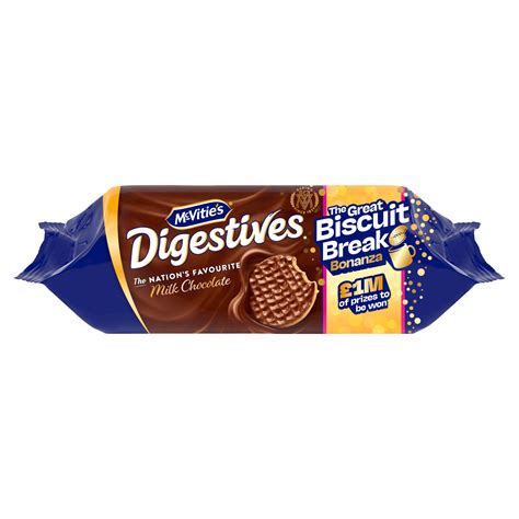 Mcvities Milk Chocolate Digestive Biscuits 266g One Stop