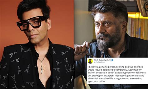 Vivek Agnihotri Is Back At It Again Calls Out Karan Johar For Only