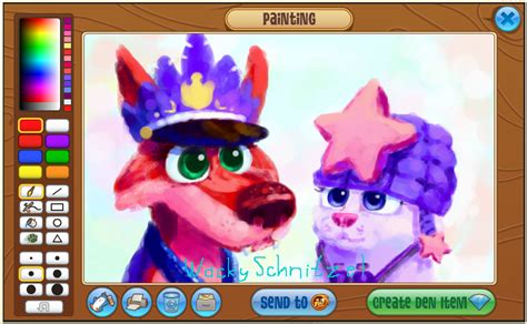 Animal Jam art studio picture [2017] by Stinkek on Newgrounds