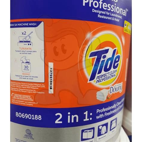 Tide Professional Laundry Powder Bucket In Downy 8 75kg Furniture