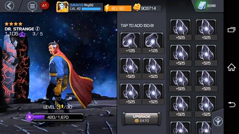 Marvel Contest Of Champions 4 Star Dr Strange Rank 2 Level 20 To Rank