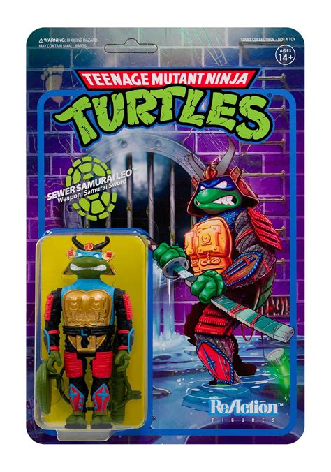 TMNT Samurai Leonardo Wave 3 ReAction Figure - 60% off!