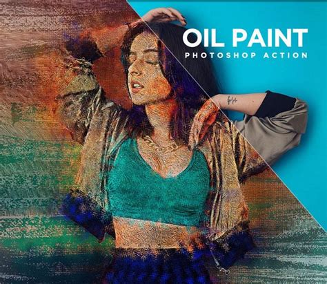 Oil Paint Photoshop Action Kit Awesome Photoshop Digital Painting