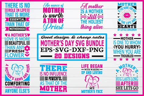 Mother S Day Svg Bundle Bundle · Creative Fabrica