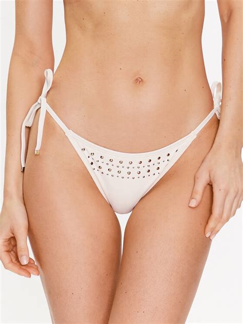 MICHAEL Michael Kors Dół od bikini Glam Deco MM1M121 Biały Modivo pl