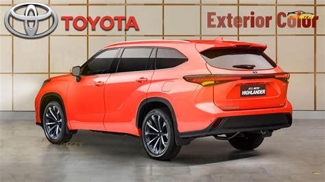 Toyota Highlander Redesign Depicts All The Colorful Yet Digital