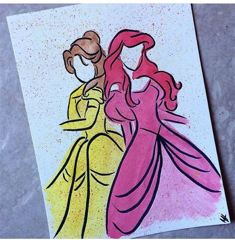 Pin De Elly Kedward En D I B U J O S Dibujos Bonitos Pinturas Disney