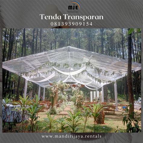 Sewa Tenda Konvensional Transparan Karawang Jawa Barat