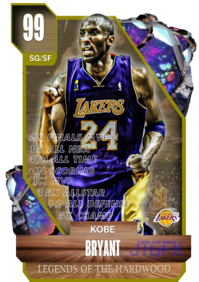 Nba K Kdb Custom Card Kobe Bean