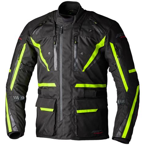 Rst Pro Series Paragon Ce Textile Jacket Black Flo Yellow